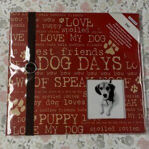 Colorbok Scrapbook - Dog Lover Cover w Picture Slot - 10 Pages - Expandable NWT